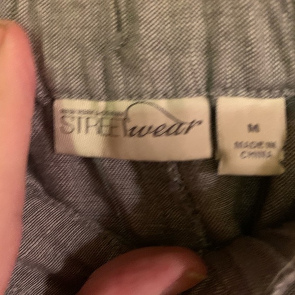 New York and Company Streetwear Grey linen pants size Medium EUC - Picture 3 of 3